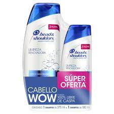 SHAMPOO HEAD SHOULDERS LIMPIEZA RENOVADORA 375 ML +180 ML