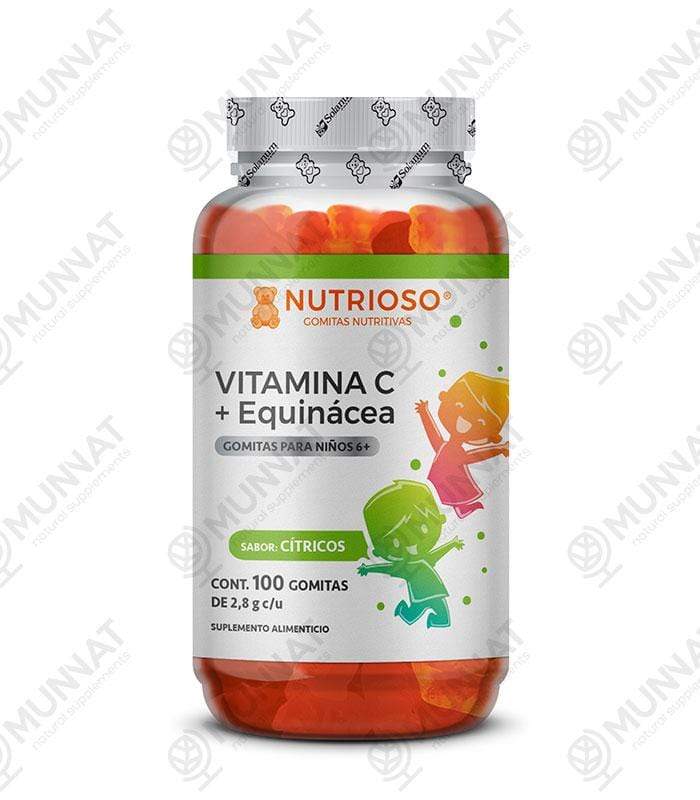 VITAMINA C + EQUINACEA GOMITAS NIÑOS, CONT. 100 GOMITAS 2.8